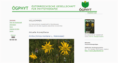 Desktop Screenshot of phytotherapie.at